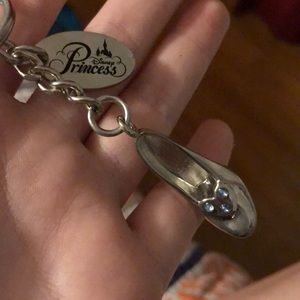 Disney keychain of Cinderella shoe